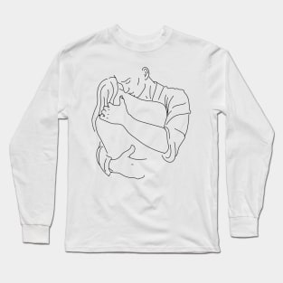 lovers' embrace Long Sleeve T-Shirt